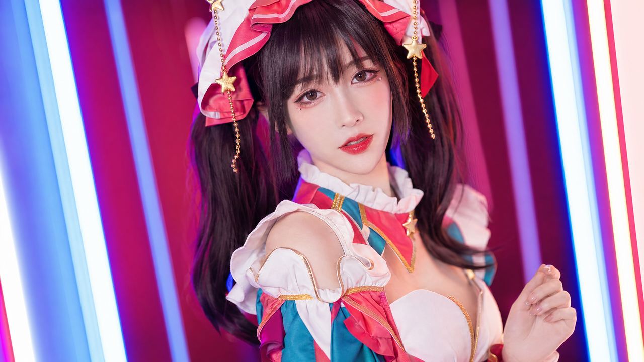 溏心vlog美少女写真：国风少女二次元cosplay写真视频
